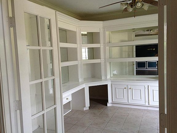 Built in book shelves