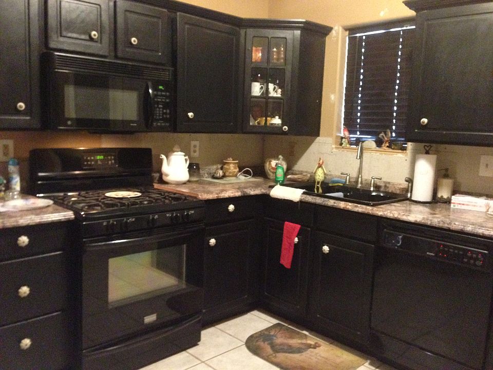 New stove and counters  