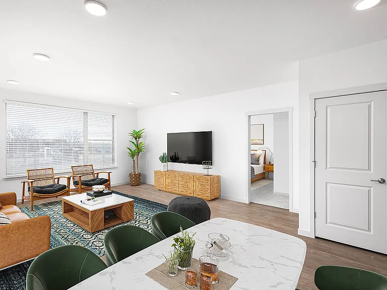 Living Room and Kitchen
