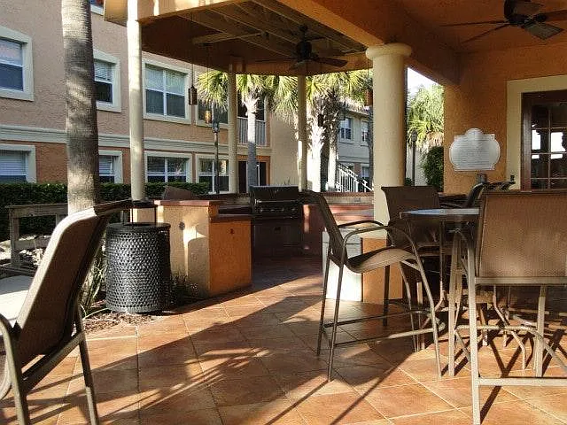 commons area with grills