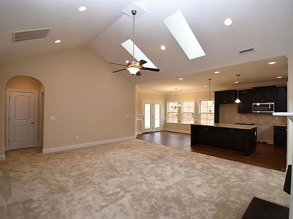 Family room open to kitchen