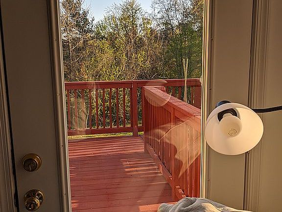 Two doors leading to the outside