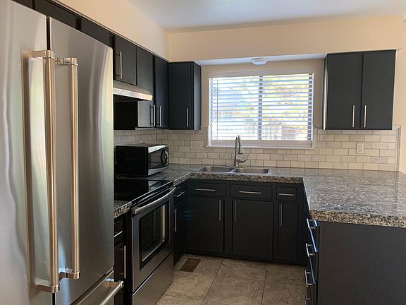 Kitchen viewed from living room