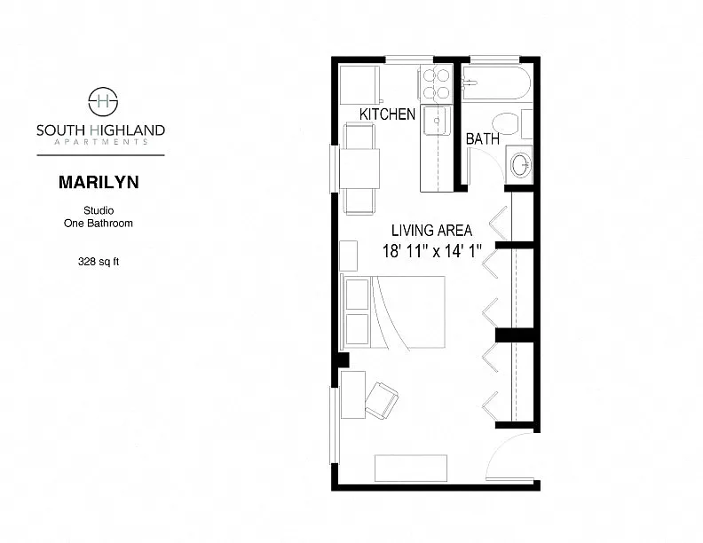 Floor plan Marilyn