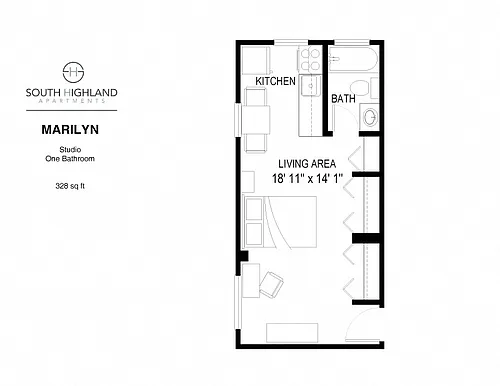 Floor plan Marilyn