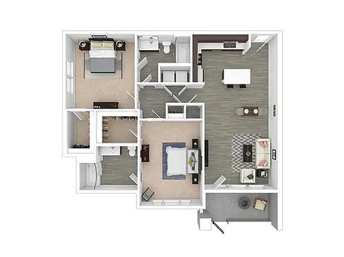 Floor plan 2X2-1231
