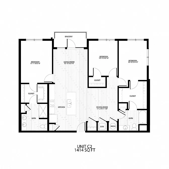 Floor plan Goodall