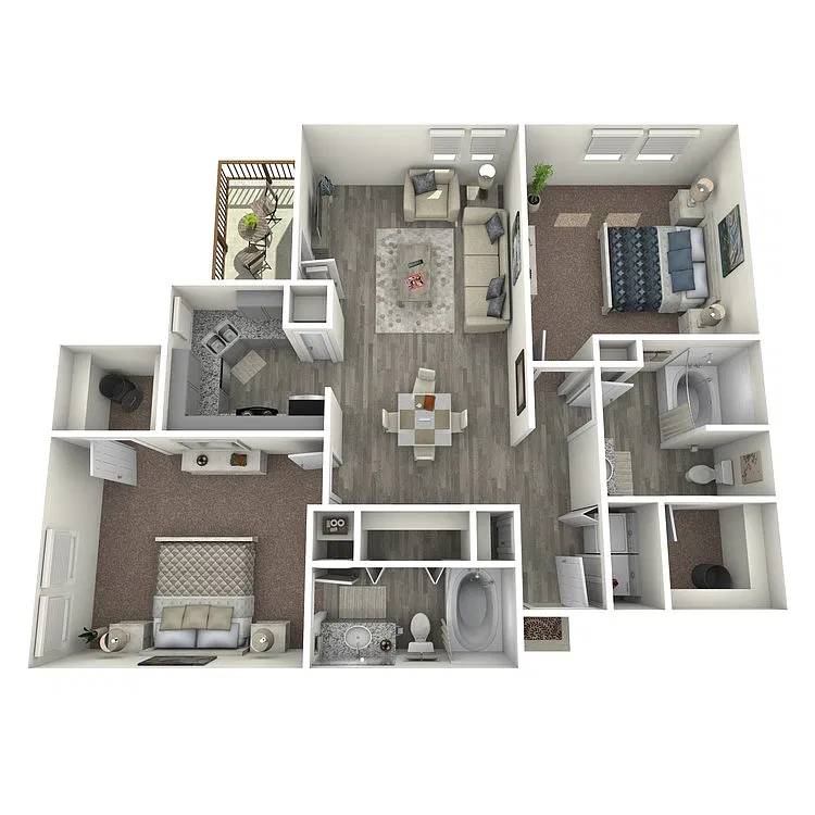 Floor plan B1B