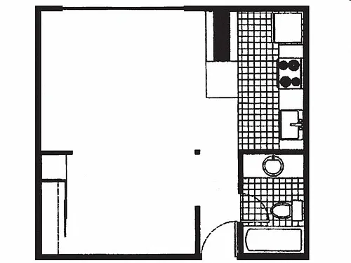 Floor plan Studio