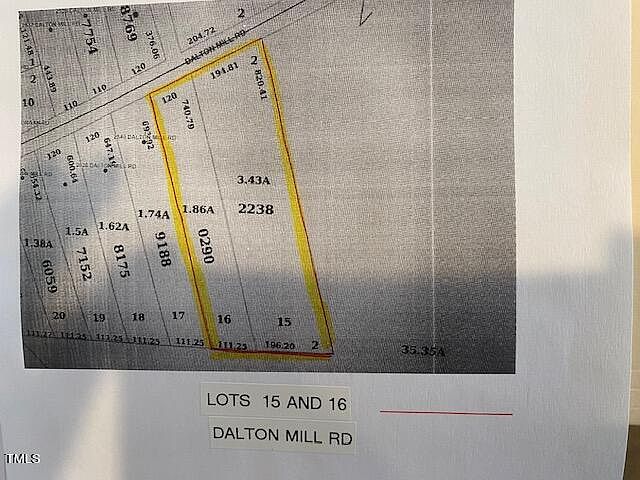 1st image of 0 Dalton Mill Rd