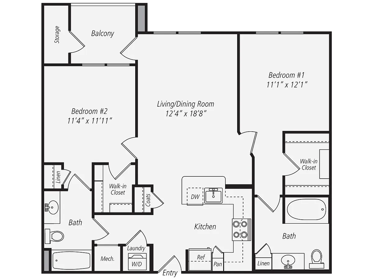 Floor plan B7-Basic
