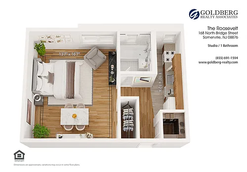 Floor plan Studio