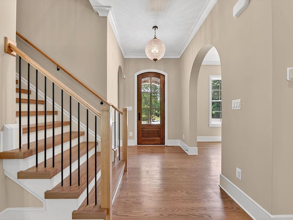 Arched entry sets the tone before you step inside