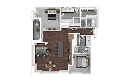 Floor plan B3