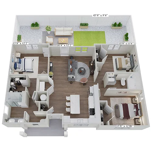 Floor plan The Retreat