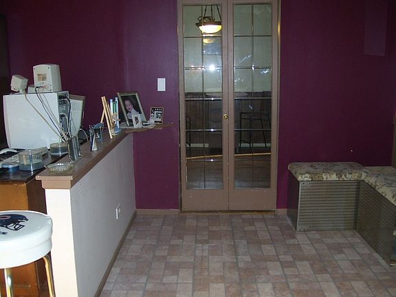 Kitchen area and den