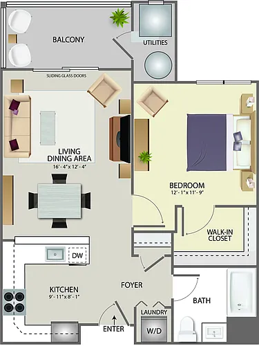 Floor plan Metro I