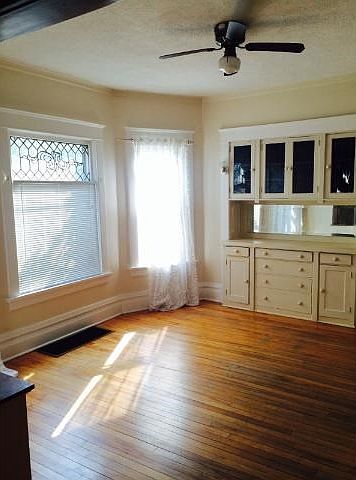 Unit 1 dining room, with built in hutch