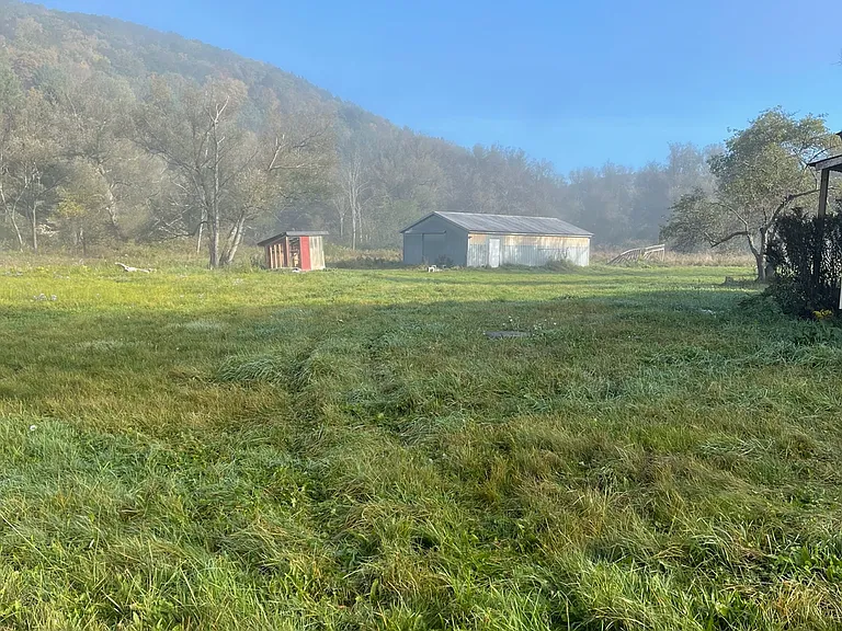 Yard to pole barn