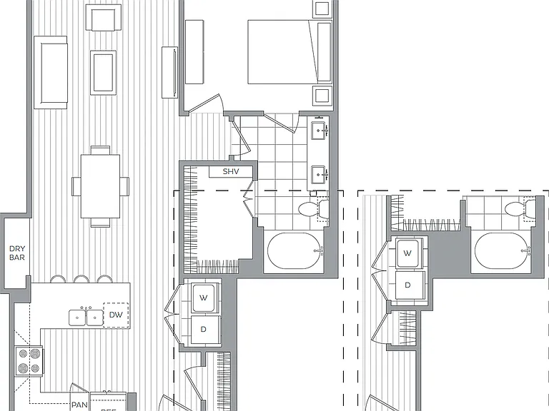 K / 1 Bedroom / 1 Bath K / 1 Bedroom / 1 Bath