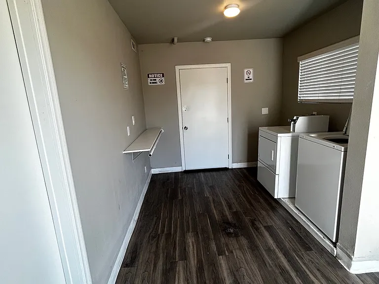 shared laundry room