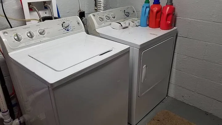 Laundry Area of Unfinished Basement