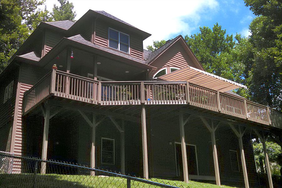 back of house awning out