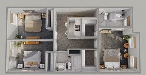 Floor plan Classical 2-B
