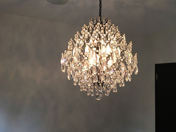 Family room chandelier 