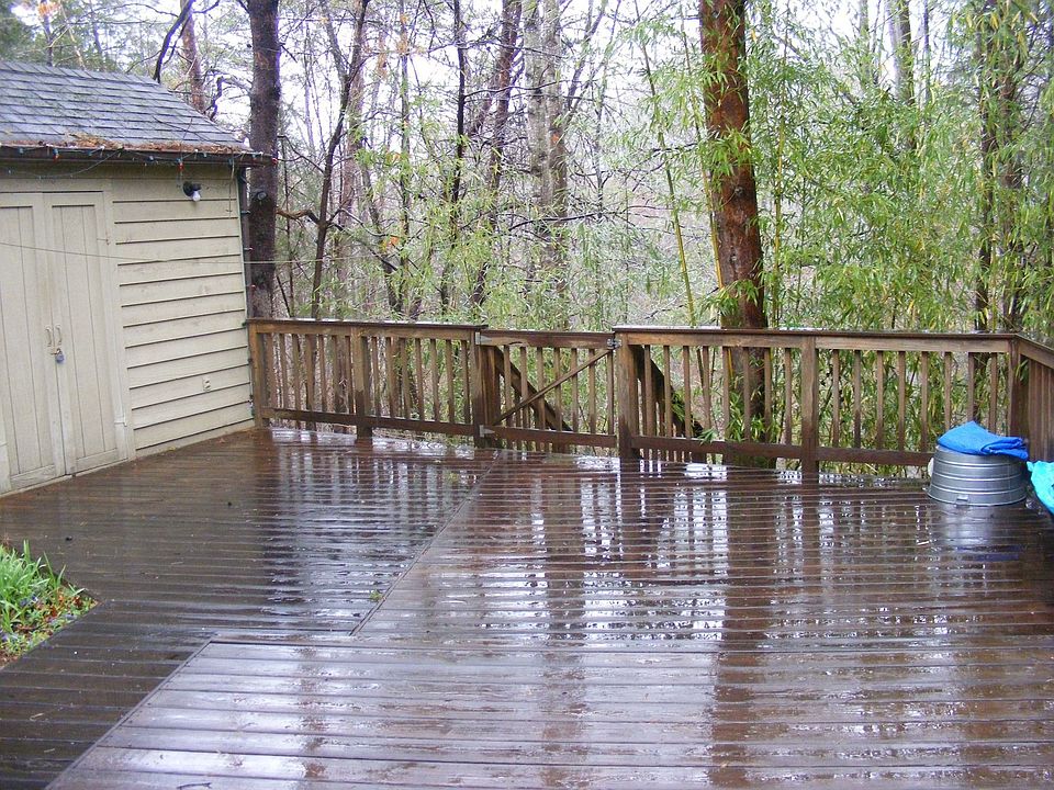 Private, large deck