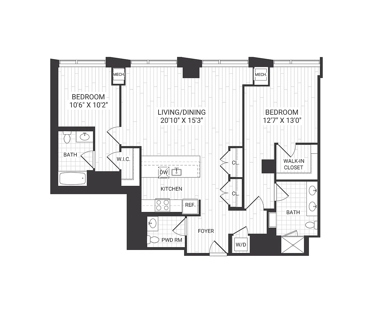 Floor plan B13