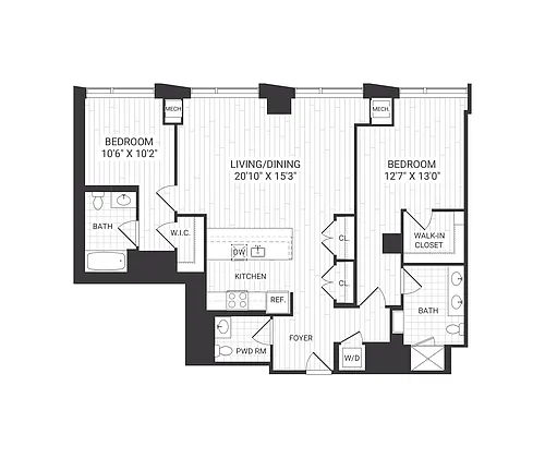 Floor plan B13