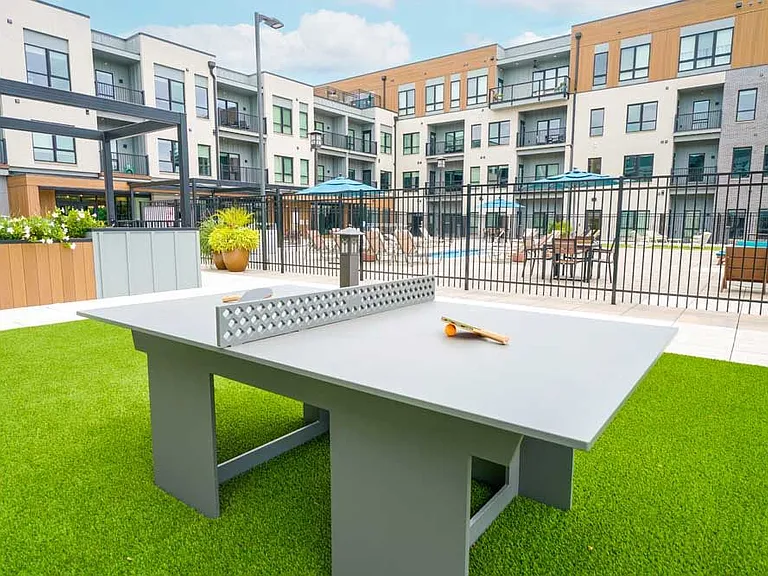Challenge a friend to a match on our courtyard ping pong table. The perfect way to unwind close to home.