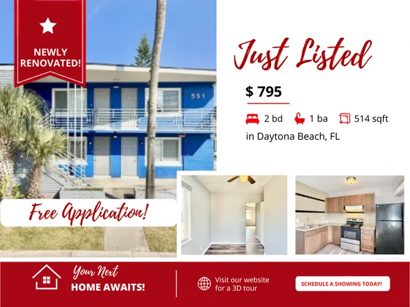 551 N Ridgewood Ave APT 3, Daytona Beach, FL 32114