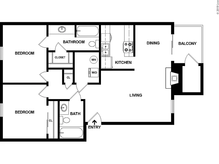 Carribean: Beds - 2: Baths - 2: SqFt Range - 945 to 945