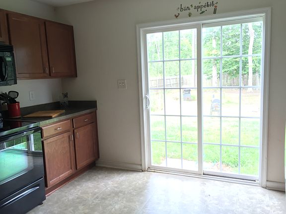 Sliding door to backyard