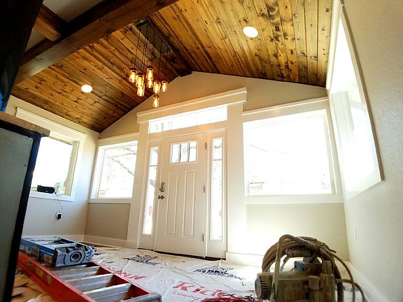 New vaulted entry way 