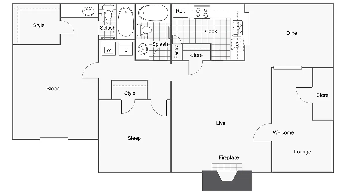 Floor plan Essex