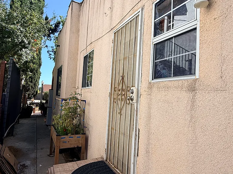 side yard kitchen door