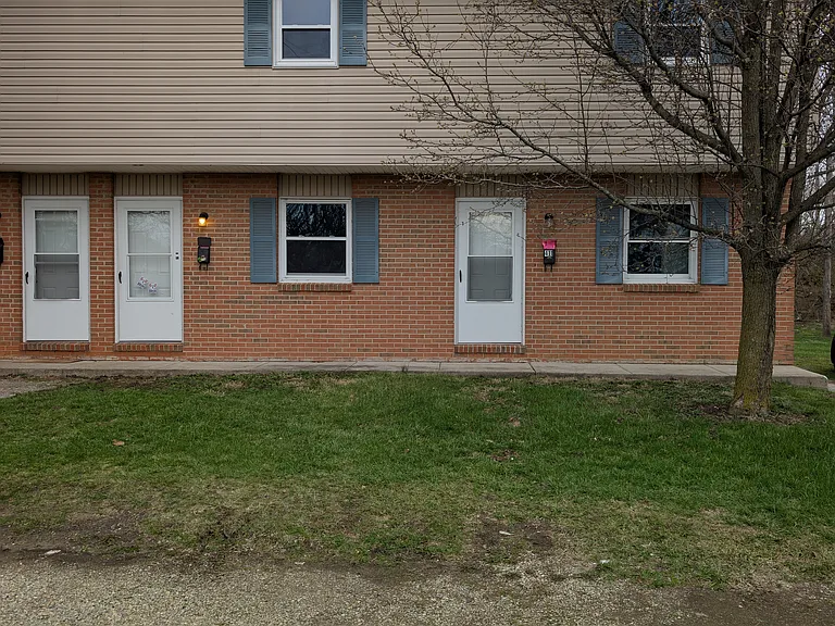 Front of the building-middle unit is for rent