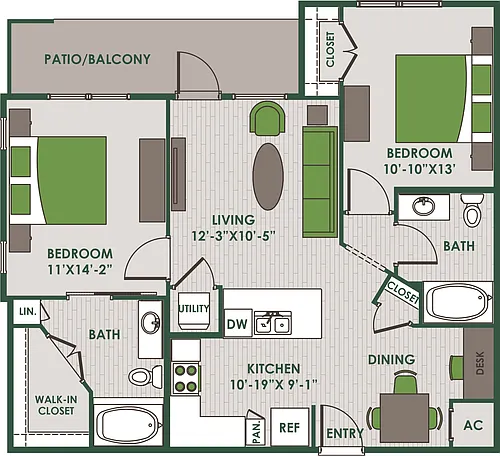 Floor plan B1