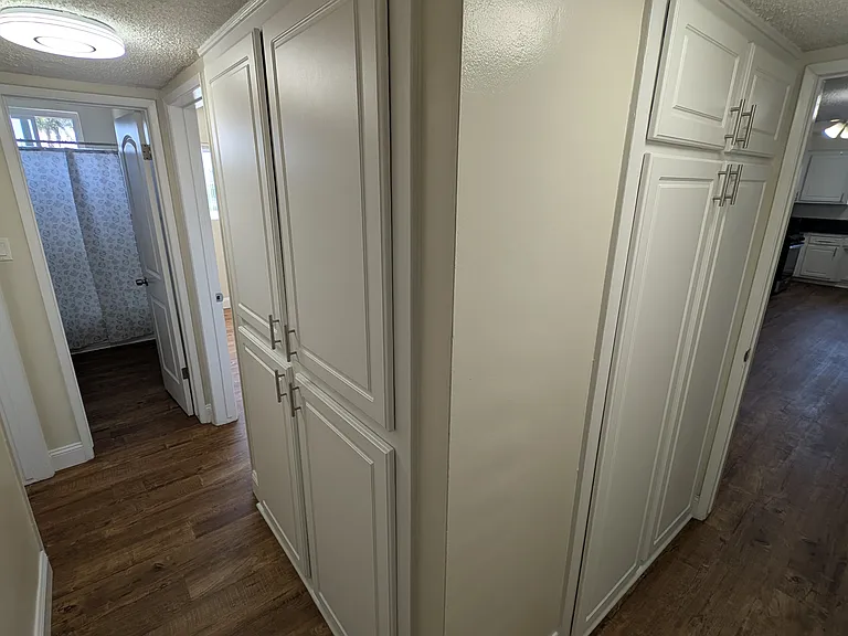 2 large bonus storage closets