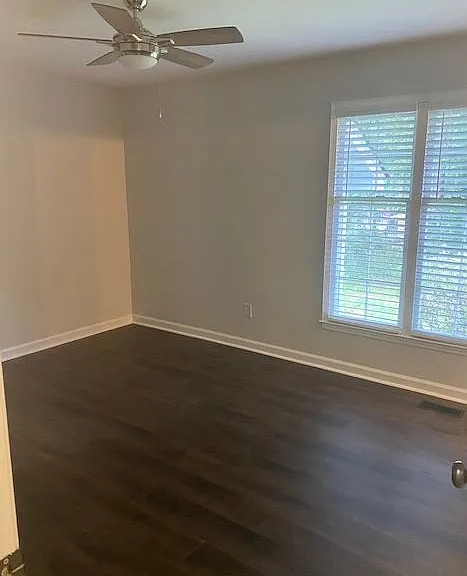 Master bedroom with walk-in closet.