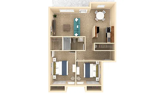 Floor plan The Saffron
