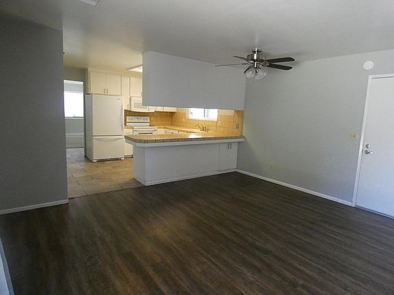Looking from family/dining room into kitchen
