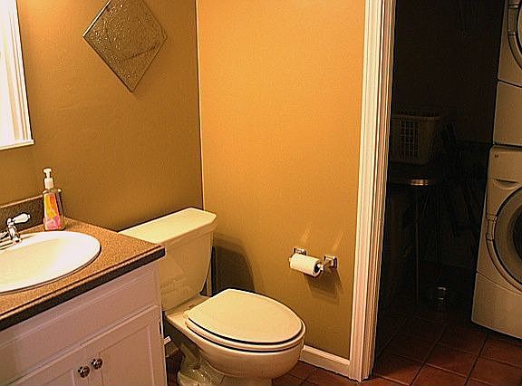 Half bath and Laundry