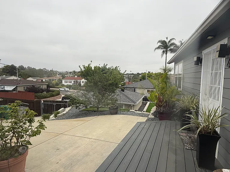 View from deck