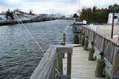 view from the dock