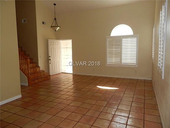 Living Room with Vaulted Ceiling