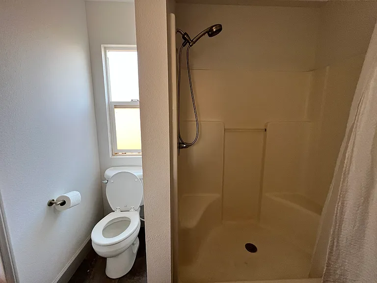 Primary toilet + shower